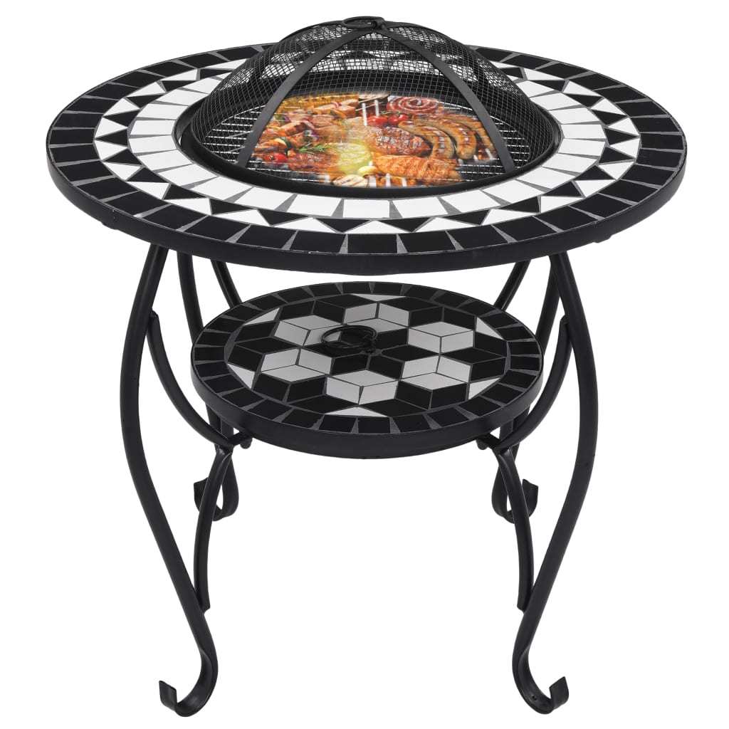 Mosaic Fire Pit Table