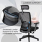 office mesh chair with lumbar support