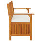 Solid Wood Acacia storage bench
