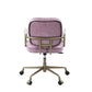 Office Chair in Pink Top leather