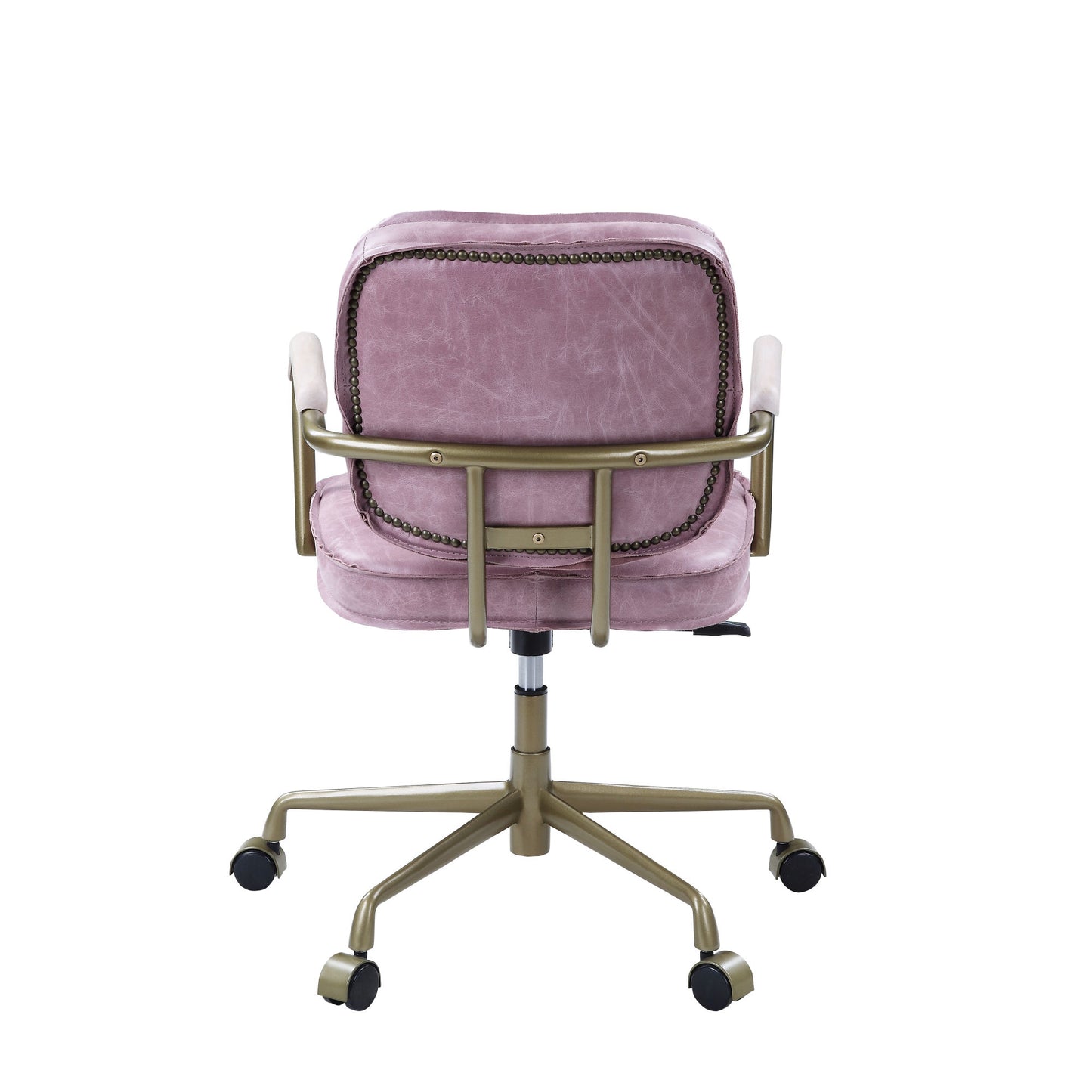 Office Chair in Pink Top leather