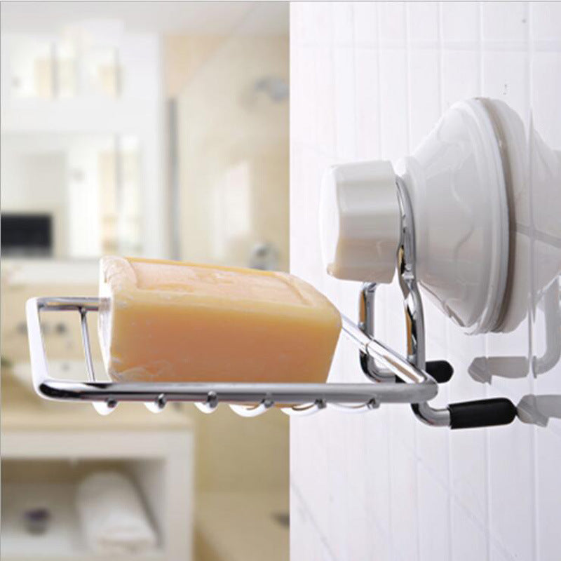 Wall Mount Suction Soap Tray