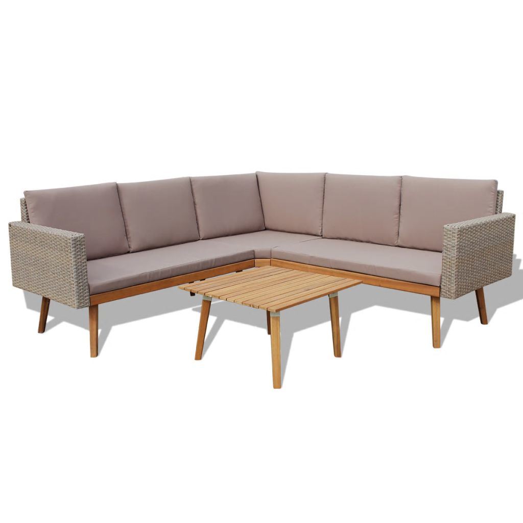 4 Piece Garden Lounge Set