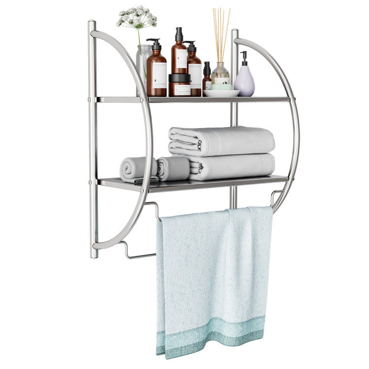 2-Tier towel storage rack