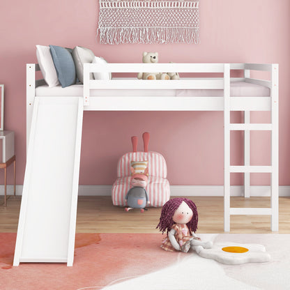 Loft Bed with Slide(full size)