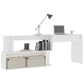 Corner Desk White Chipboard