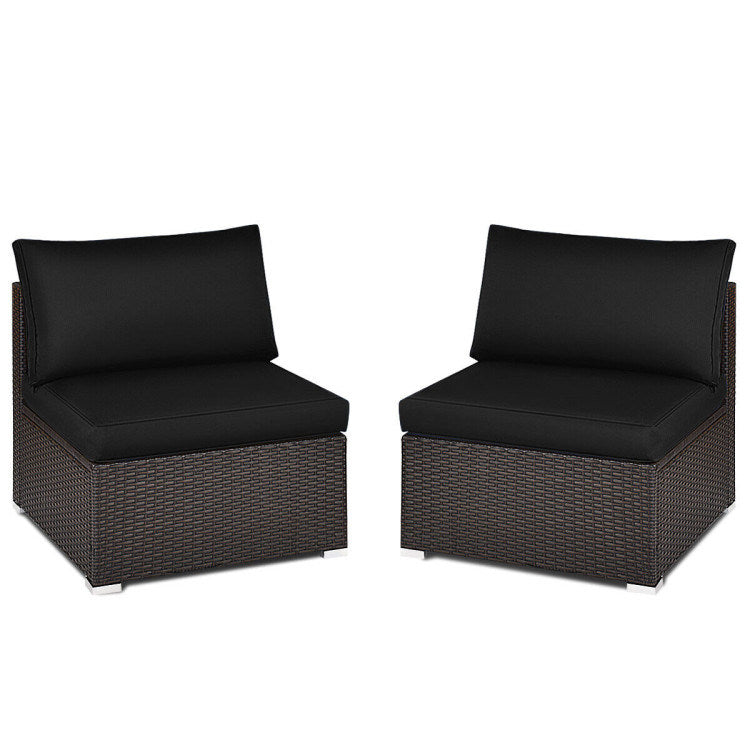 2 Pieces Armless Sofa (multiple color available)