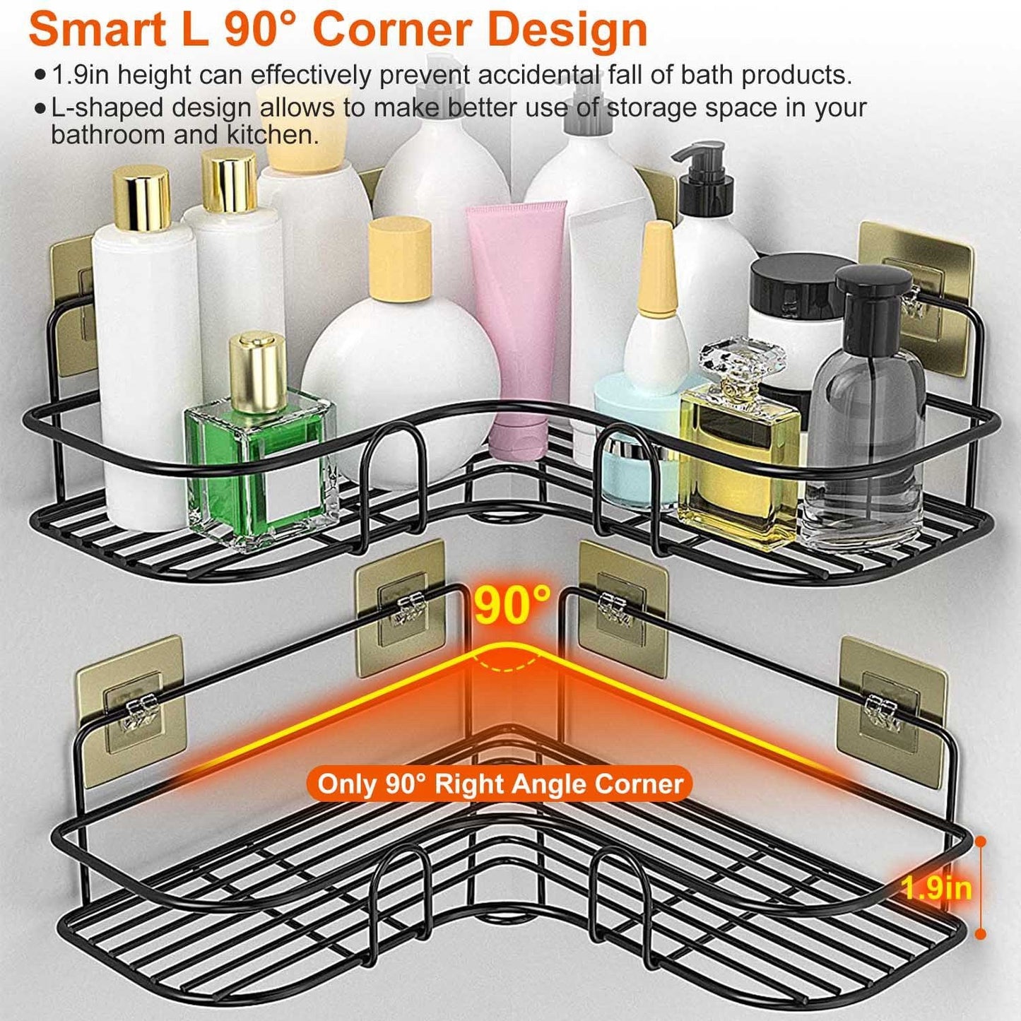 Corner Shower Caddy Shelves