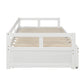 White King Size Daybed with Trundle