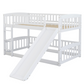 Bunk Bed with Slide; Twin Over Twin