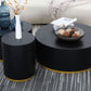 Black Round Coffee Table