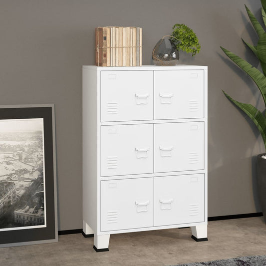 Industrial Filing Cabinet White