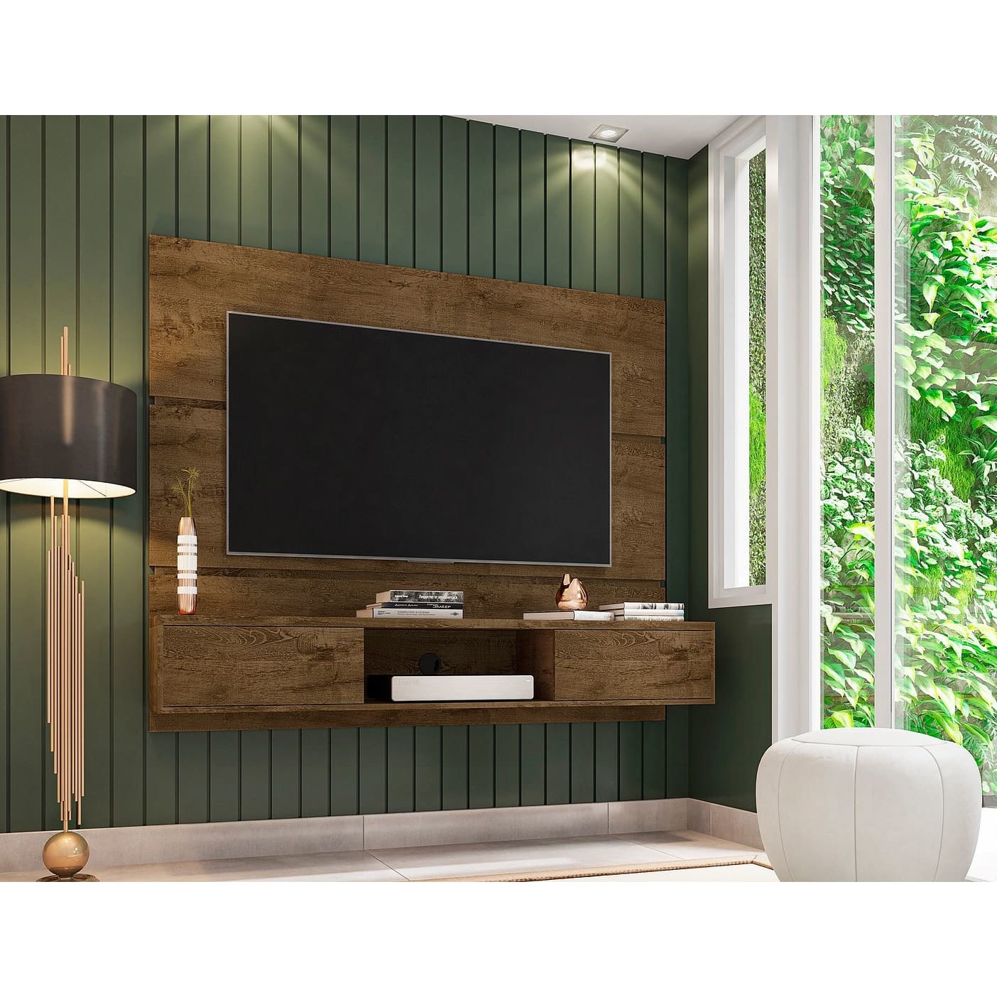 Floating Wall Entertainment Center