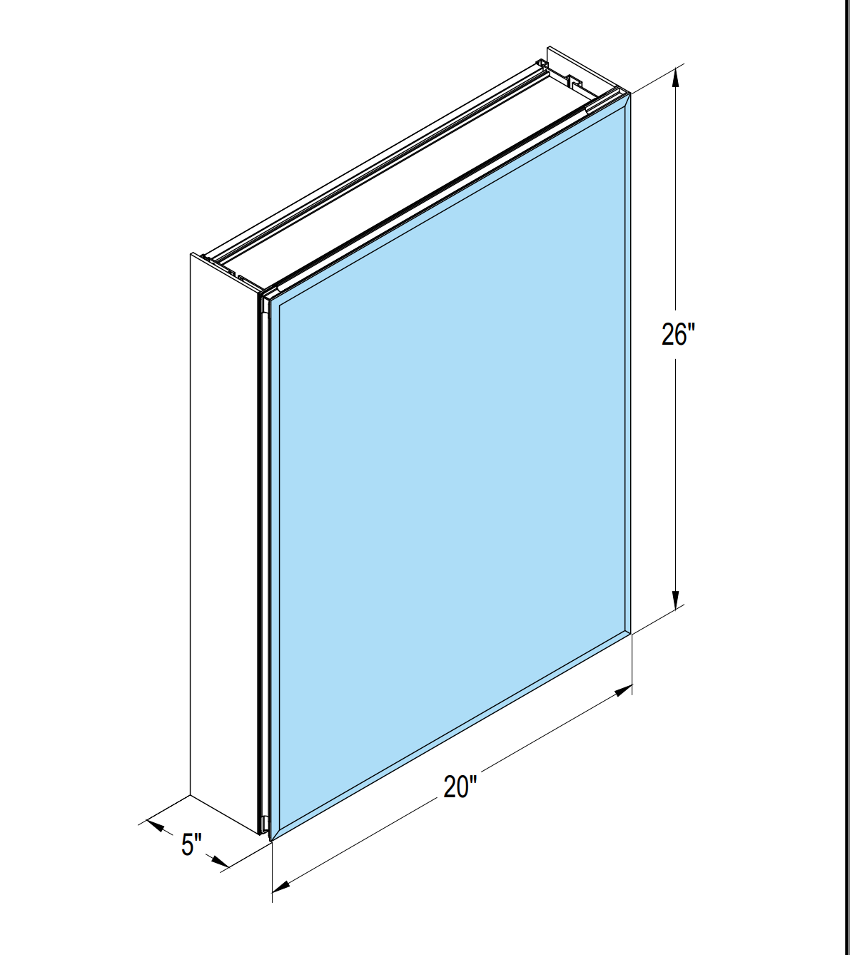 20*26 Medicine cabinet