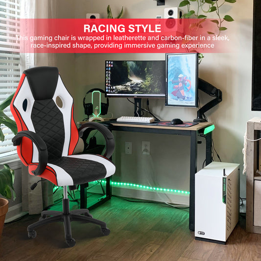 Gaming Office Black/White/Red