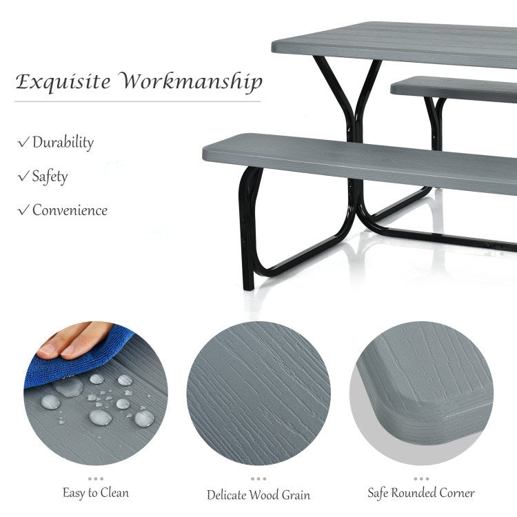 All Weather Outdoor Picnic Table