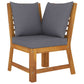 5 Piece Garden Solid Acacia Wood
