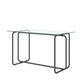 5-piece Rectangle Dining Table w/ Tempered Glass