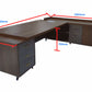 Executive Office Desk with Side Cabinet  (commercial)