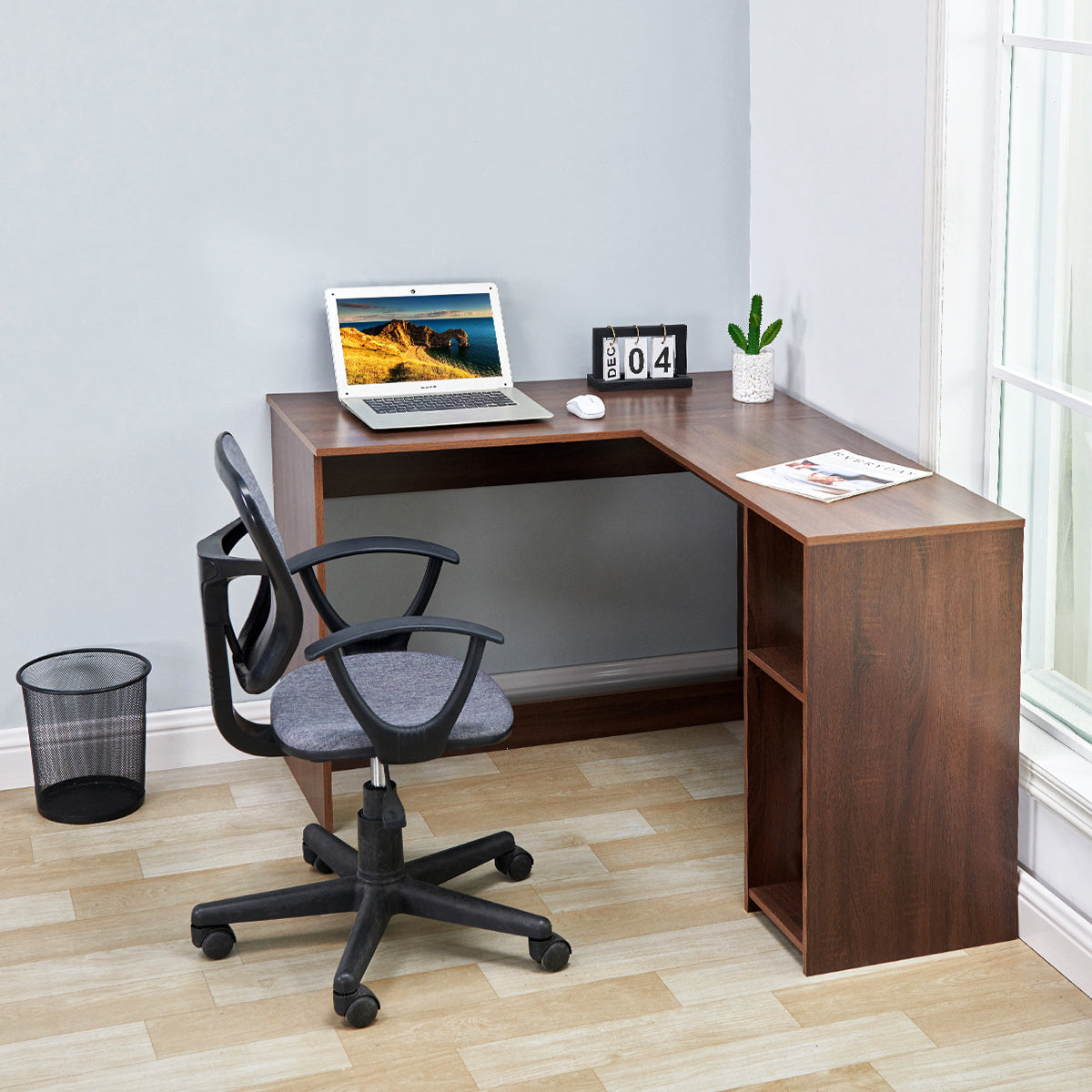 39.4\" W x 47.2\"  Computer Desk L-Shaped