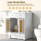 24"  vanity with Single Sink; Pull-out footrest