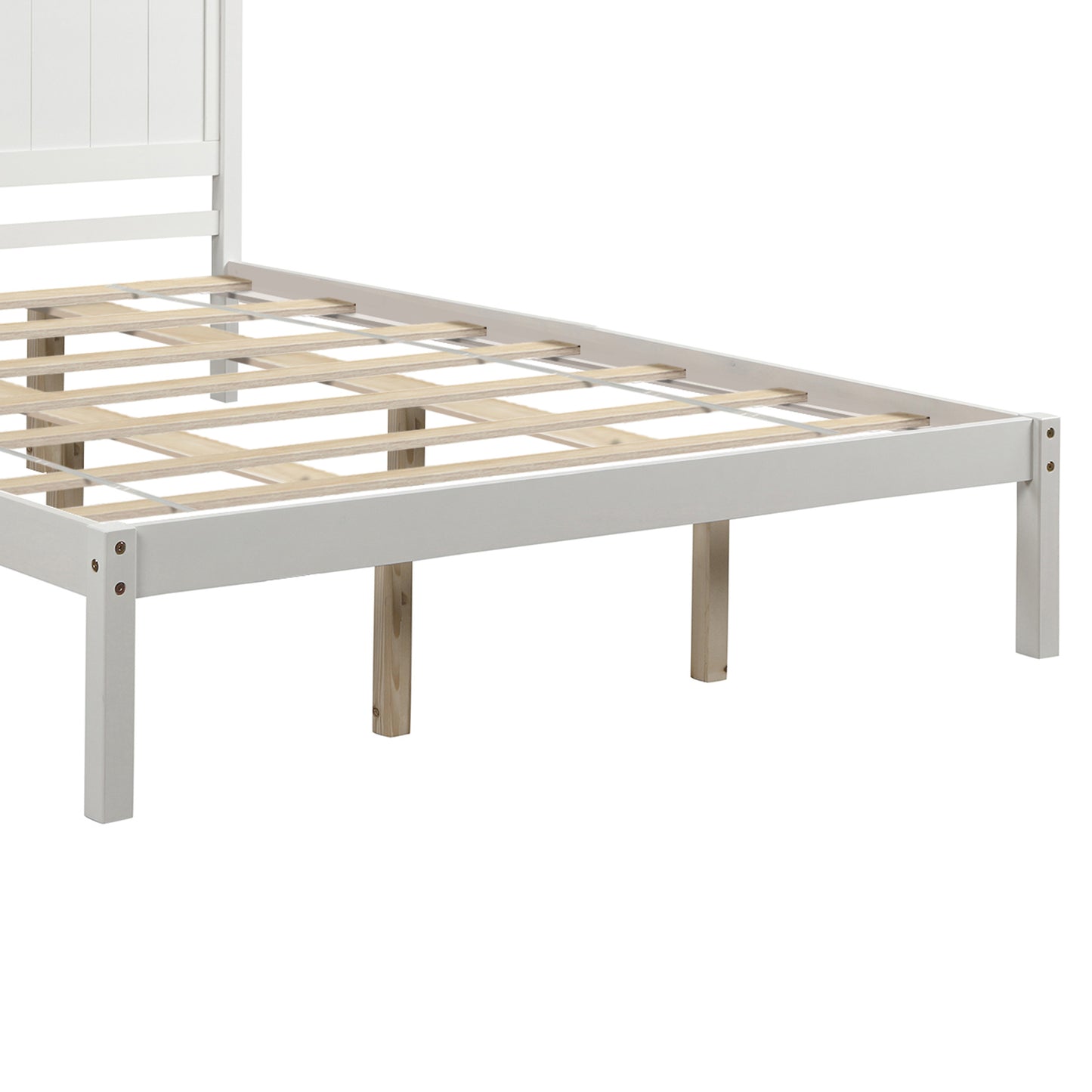 Platform Bed Frame Queen; Espresso