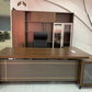 Executive Office Desk with Side Cabinet  (commercial)