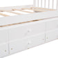 Daybed with Trundle and Drawers;  Twin Size