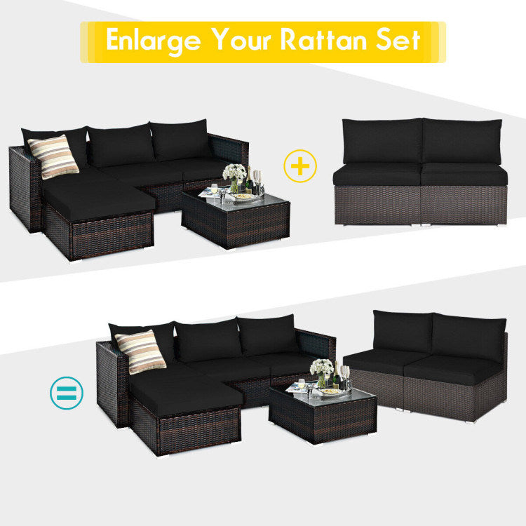 2 Pieces Armless Sofa (multiple color available)