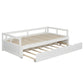 White King Size Daybed with Trundle