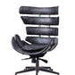 Megan Office Chair in Vintage Black