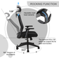 office mesh chair with lumbar support
