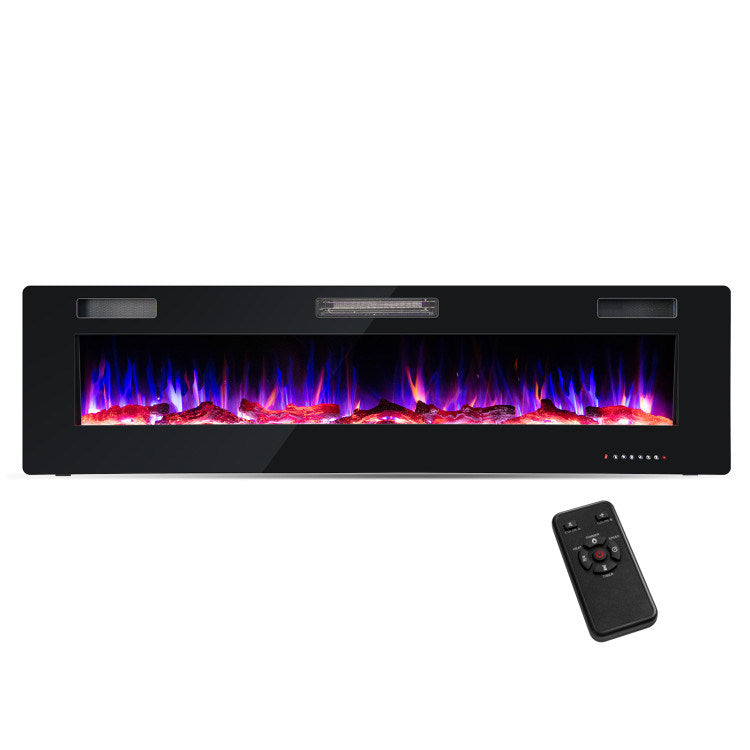 68 Inch Ultra-Thin Electric Fireplace