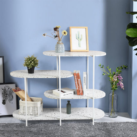 Marble White bookshelves