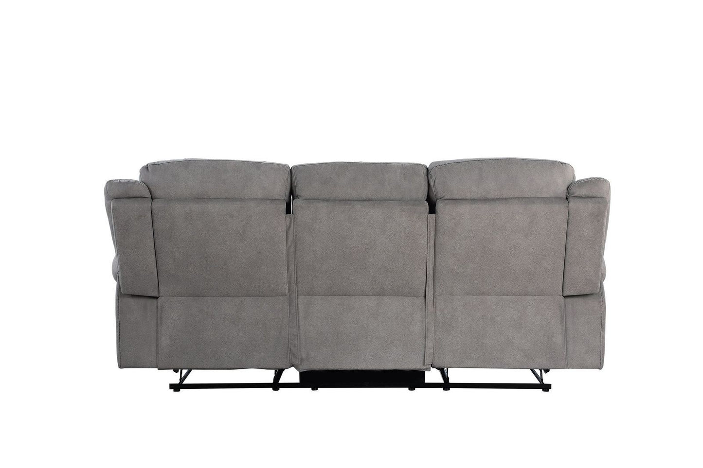 Zubaida Sofa (Glider & Motion); 2-Tone Gray Velvet