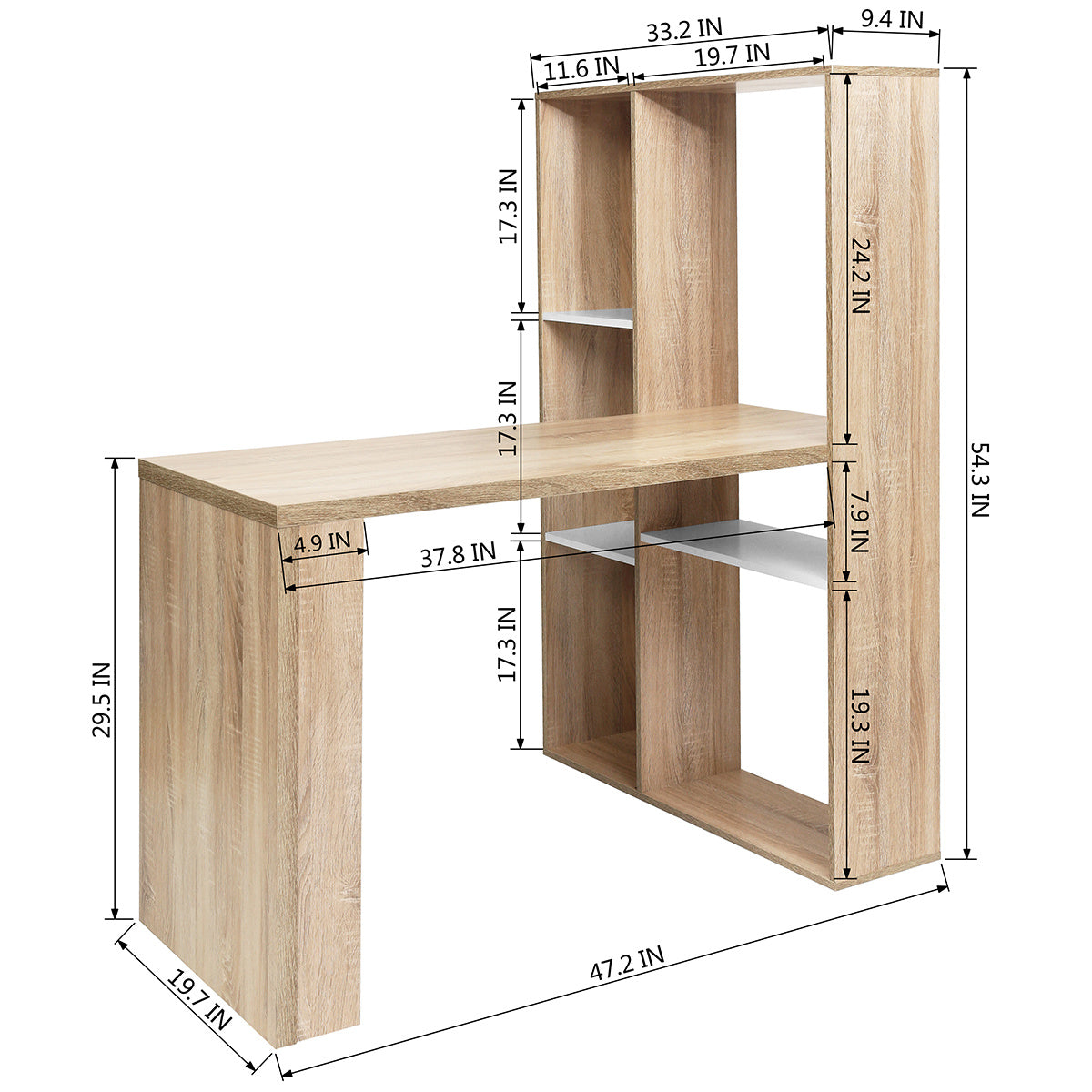 2 in 1 computer desk