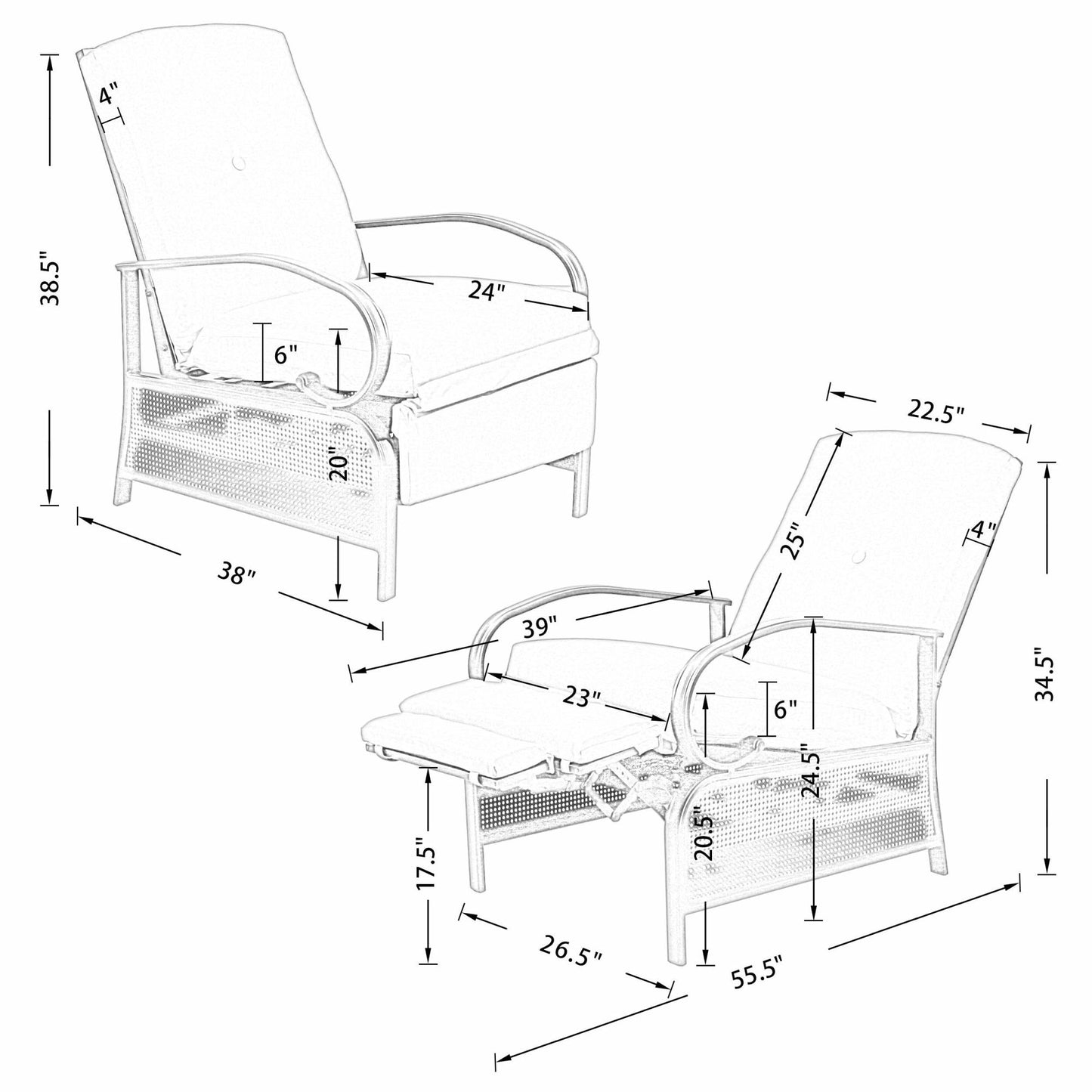 Automatic Adjustable Patio sofa