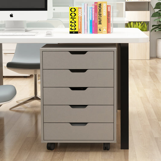 movable file cabinet Wooden drawer