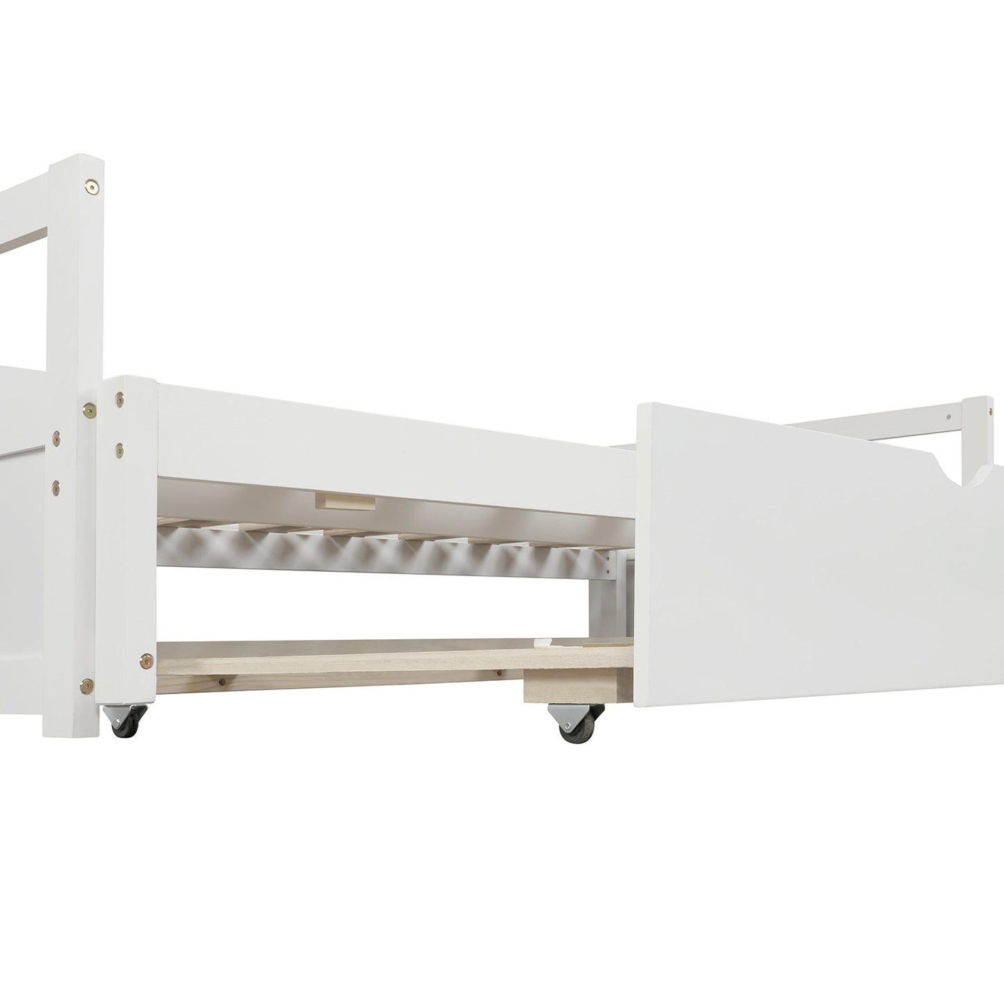 White King Size Daybed with Trundle