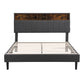 Queen Size Storage Headboard and USB Port bed frame