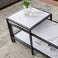 Modern Nesting coffee table Square and rectangle