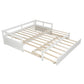 White King Size Daybed with Trundle