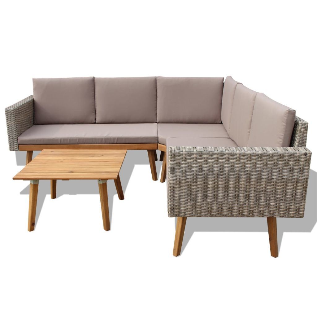 4 Piece Garden Lounge Set