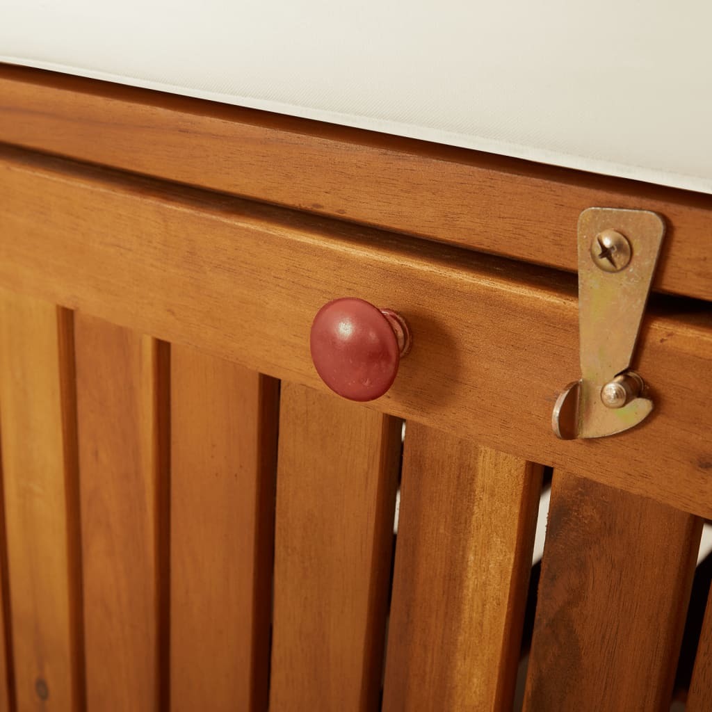 Solid Wood Acacia storage bench