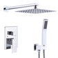 Chrome Finish  12" Rainfall Shower Head