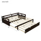 White King Size Daybed with Trundle