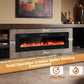 68 Inch Ultra-Thin Electric Fireplace