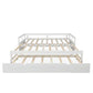 White King Size Daybed with Trundle