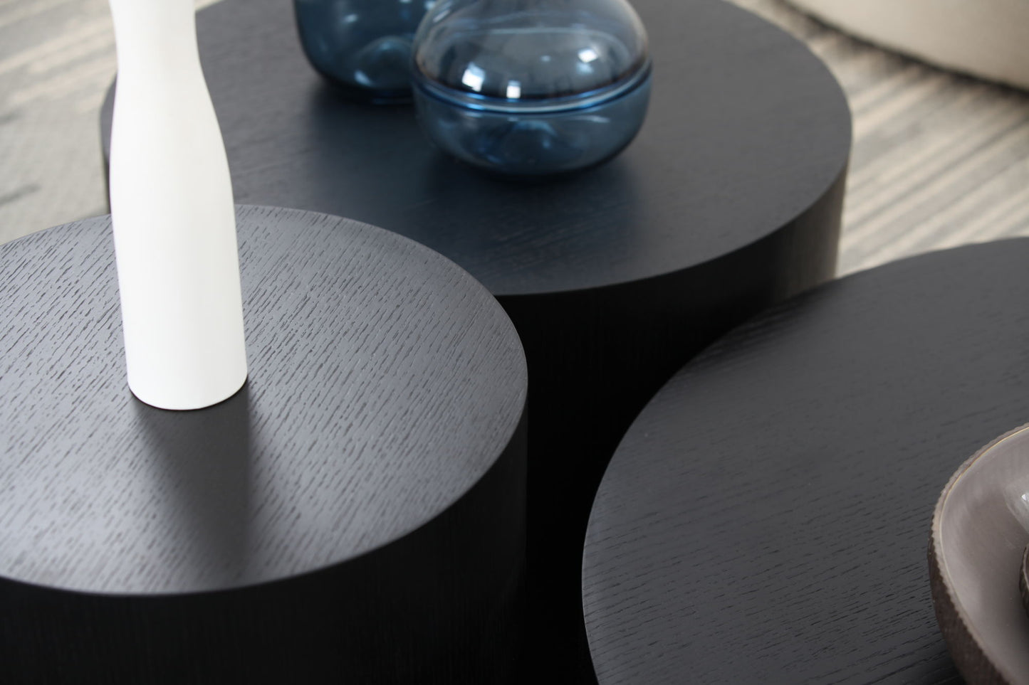 Black Round Coffee Table