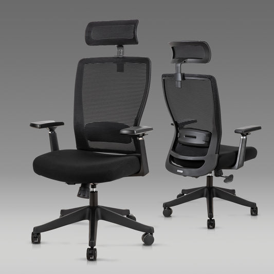 office mesh chair with lumbar support